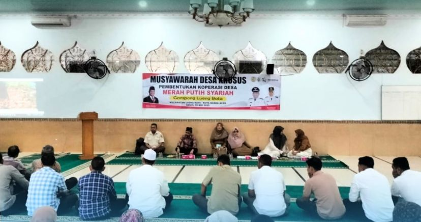 Gampong di Kecamatan Lueng Bata Mulai Bentuk Koperasi Merah Putih