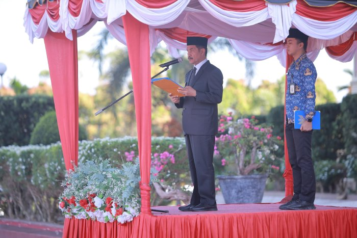 Wabup Aceh Besar Inspektur Upacara Hari Lahir Pancasila