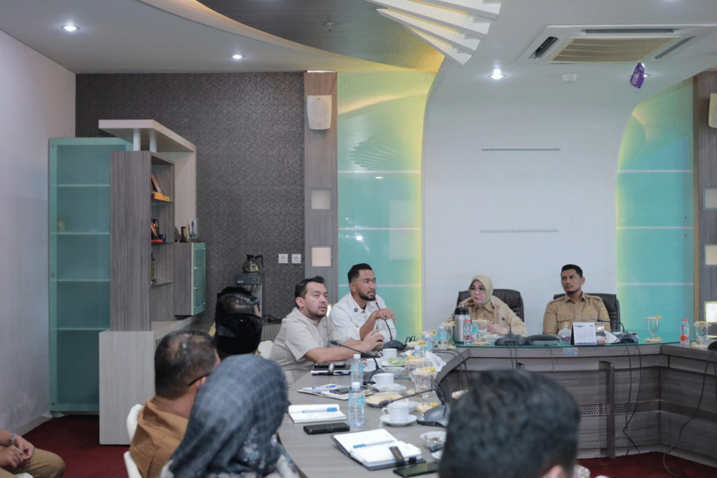Illiza Terima Kunjungan Alfie Alfandy dan Tim Skema Data Indonesia