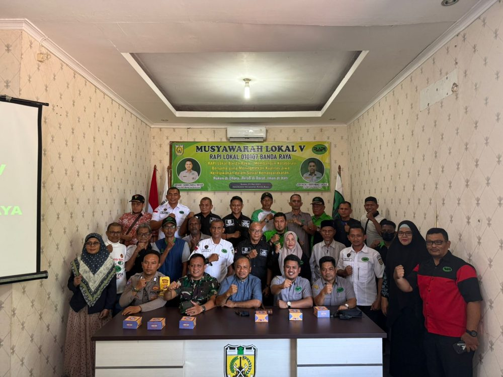 Camat Kadafi Apresiasi Pelaksanaan Musyawarah Lokal RAPI Banda Raya