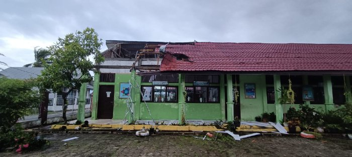 BPBD Aceh Besar Catat 9 Rumah dan 1 Sekolah Rusak Akibat Angin Kencang