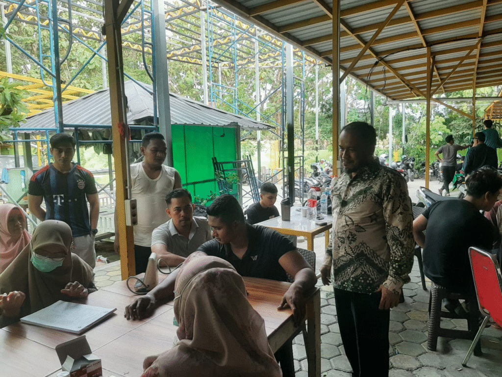 Camat dan Puskesmas Banda Raya Gelar Skrining HIV & IMS di Stadion Gym