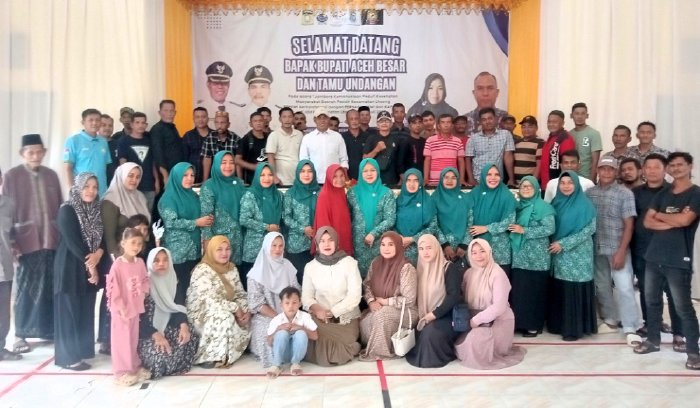 Syech Muharram Silaturahmi Dengan Tim Commando Independen Lhoong