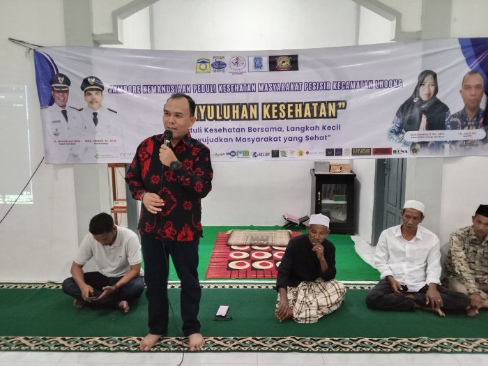 Panitia Jambore Kemanusiaan Peduli Kesehatan Gelar Penyuluhan Bahaya Rokok di Gampong Saney