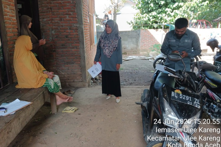 Tim Baitul Mal Kota Banda Aceh Lakukan Verifikasi Data Calon Mustahik Uzur di 90 Gampong