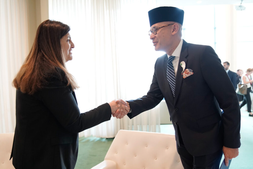 Isu Palestina Dan Reformasi Multilateral Menjadi Topik Utama Dalam Pertemuan Bilateral Wamenlu Arrmanatha Nasir di PBB
