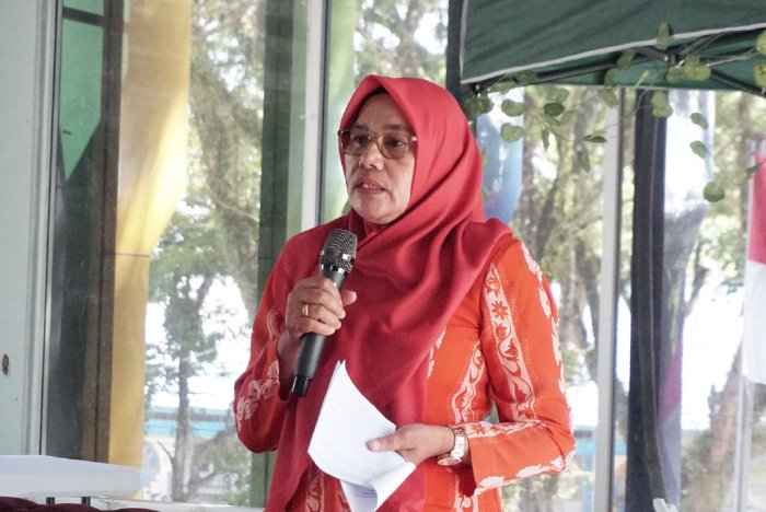 Ketua DWP Aceh Besar Kunjungi Perpustakaan Umum di Kota Jantho