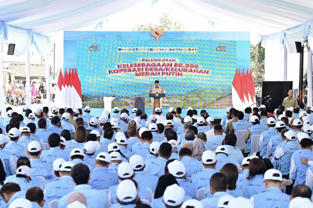 Presiden Prabowo Luncurkan 80.081 Koperasi Merah Putih sebagai Gerakan Ekonomi Rakyat