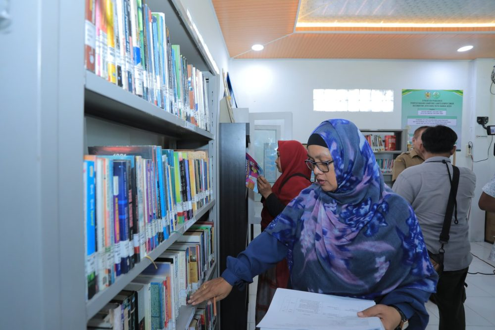 Pemko Banda Aceh Sambut Tim Penilai Perpustakaan di Lamteumen Timur