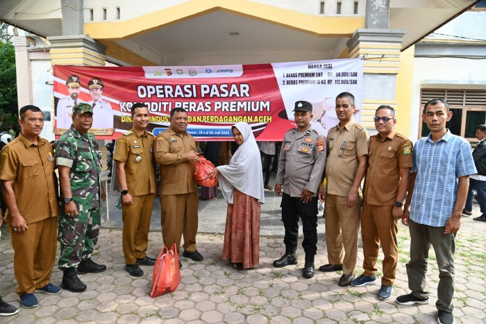 Atasi Lonjakan Harga Beras, Pemkab Aceh Besar Gelar Operasi Pasar Khusus