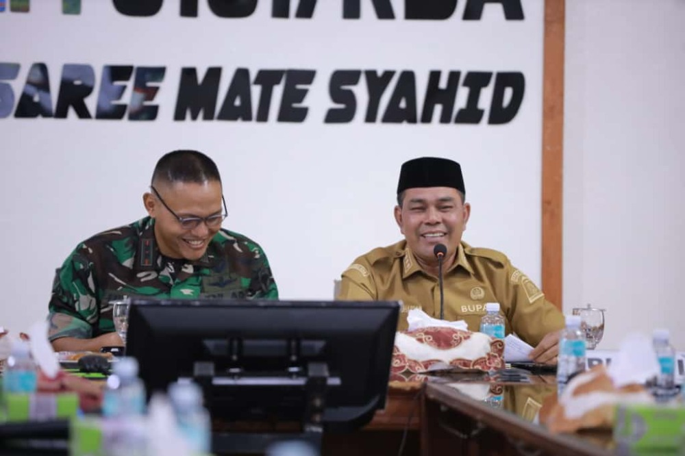 Bupati Aceh Besar Ikuti Rakor Sinkronisasi SPPG, Dorong Pengawalan Program MBG