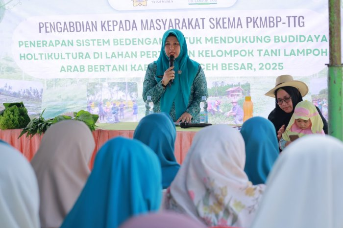 Ketua TP PKK Aceh Besar Buka Program PKMBP-TTG dan Launching Buku Saku di Baitussalam