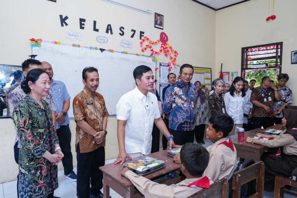 Program Makan Bergizi Gratis Disambut Antusias Siswa di Boyolali