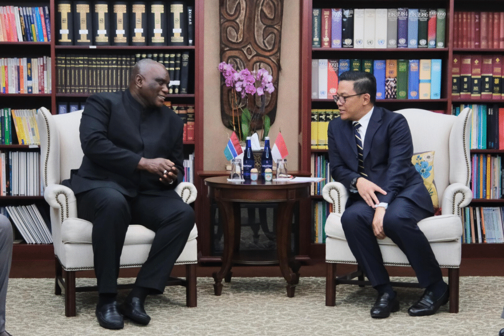 Indonesia-Gambia Dalami Kerja Sama di Bidang Diplomasi, Keamanan, dan Pemeliharaan Perdamaian