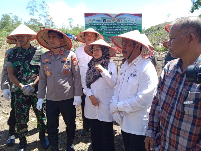 Kadis Pertanian Aceh Besar: Penanamam Jagung oleh Polri di Saree Berkonstribusi Bagi Pertanian di Aceh Besar