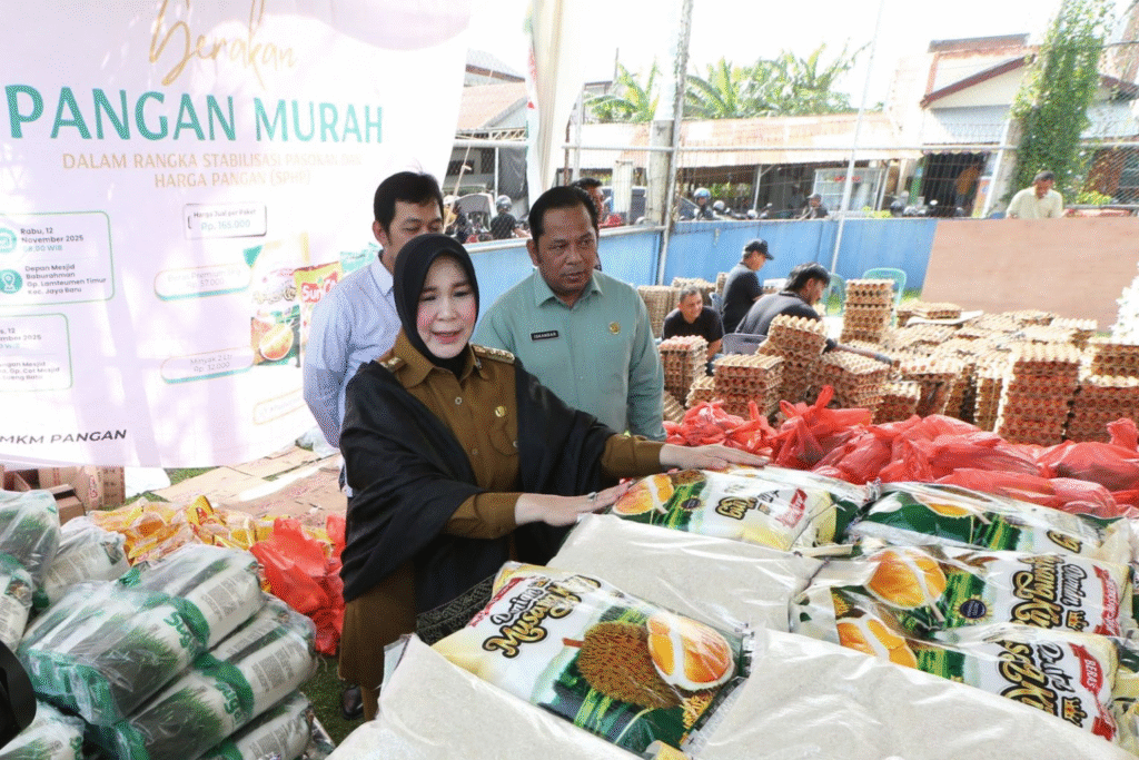 Pemko Banda Aceh Gelar Gerakan Pangan Murah, Illiza: Wujud Kepedulian Jaga Stabilitas Harga