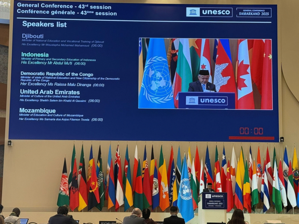 Bahasa Indonesia Menggema di UNESCO: Indonesia Serukan Etika Global untuk Kemanusiaan dan Perdamaian