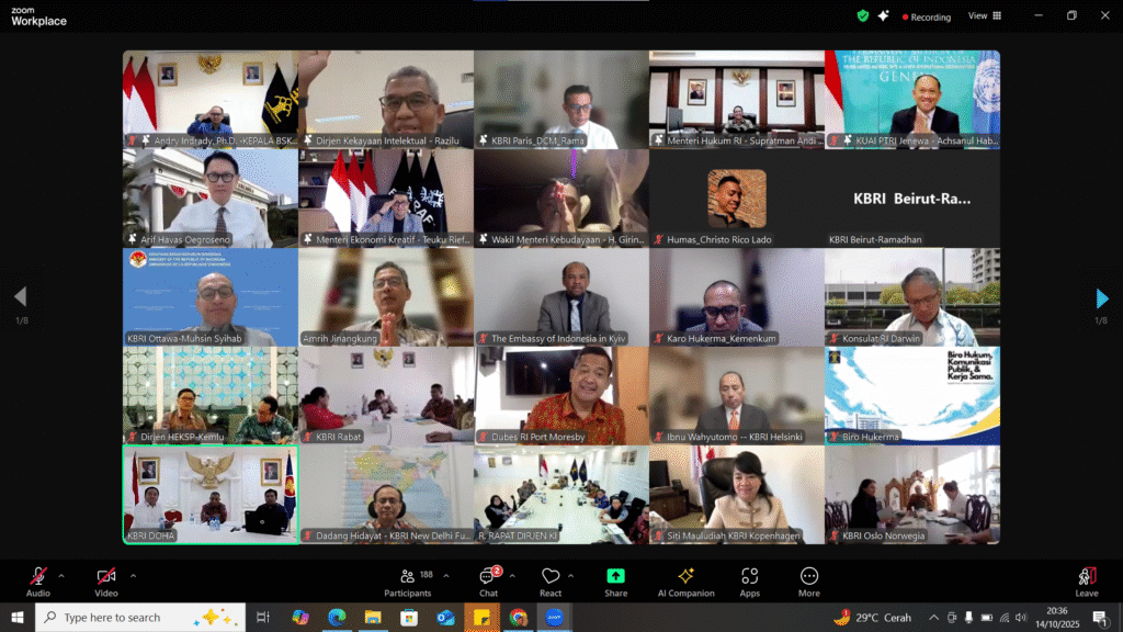 Pemerintah Indonesia Usulkan Instrumen Hukum Internasional tentang Pengelolaan Royalti dan Publisher Right