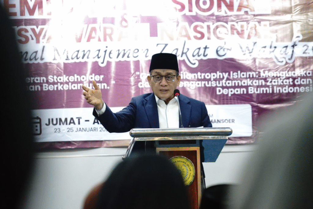 Wamenag Sebut Zakat dan Wakaf Harus Jadi Kekuatan Pembangunan Nasional