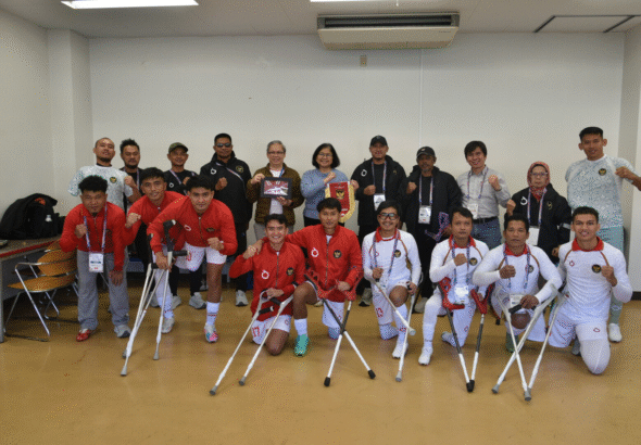 WNI di Jepang Dukung Timnas Sepak Bola Amputasi Indonesia Dalam International Challenge Cup (ICC) 2026 di Tokyo