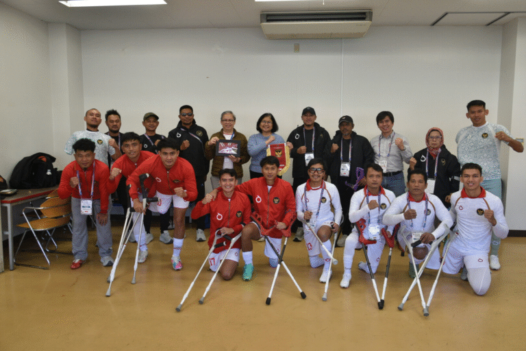 WNI di Jepang Dukung Timnas Sepak Bola Amputasi Indonesia Dalam International Challenge Cup (ICC) 2026 di Tokyo