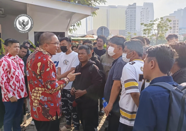 Keluar dari Sindikat Penipuan Daring, 1.440 WNI Ditangani KBRI Phnom Penh