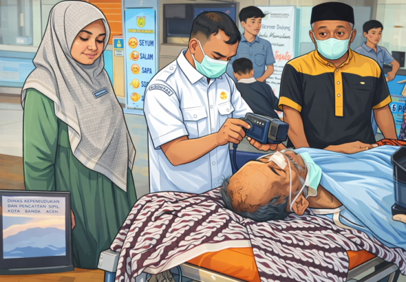 Disdukcapil Banda Aceh Ungkap Identitas Lansia Sakit Parah Lewat Pindai Iris Mata, Akses Pengobatan Kembali Terbuka