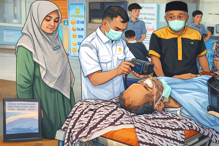 Disdukcapil Banda Aceh Ungkap Identitas Lansia Sakit Parah Lewat Pindai Iris Mata, Akses Pengobatan Kembali Terbuka