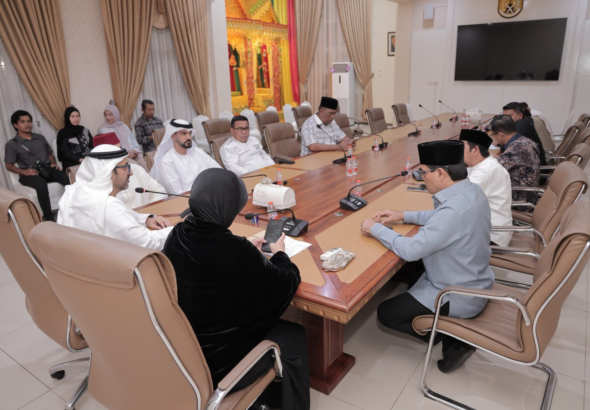 Illiza Terima Kunjungan Delegasi UEA di Pendopo