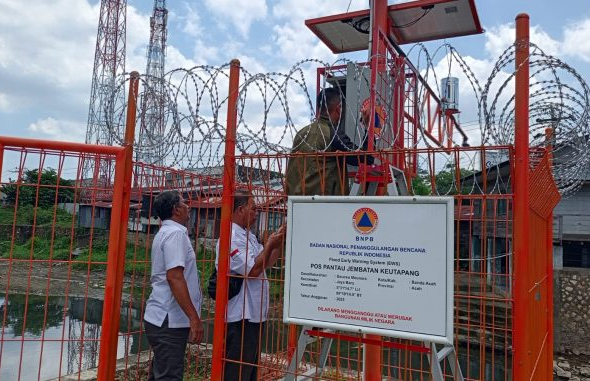 BPBD Kota Banda Aceh Lakukan Pengecekan Rutin Early Warning System (EWS)