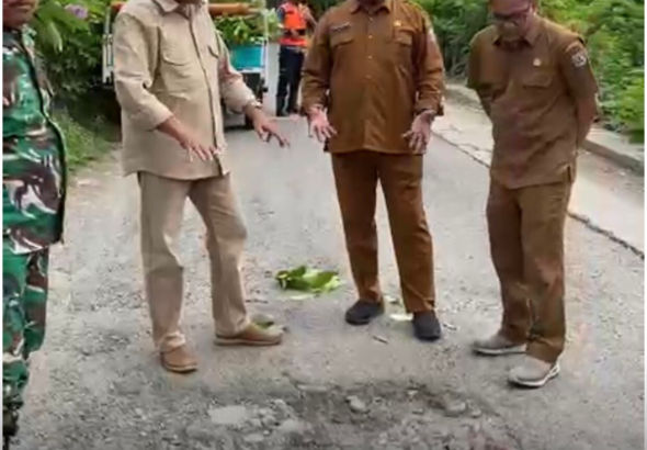 Ramza Harli Desak PUPR Pekerjaan Perbaikan Jalan Harus Berkualitas