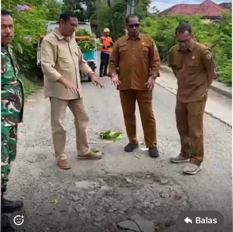 Ramza Harli Desak PUPR Pekerjaan Perbaikan Jalan Harus Berkualitas