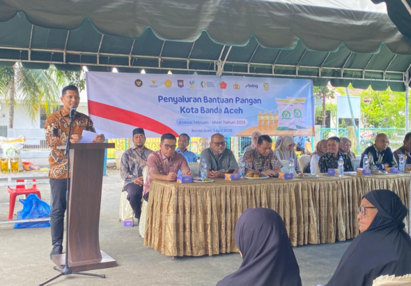 17.854 KPM di Kota Banda Aceh Terima Bantuan Pangan