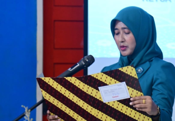 TP-PKK Aceh Besar Beri Pembinaan Hasil Rakernas X kepada Kader PKK Blang Bintang