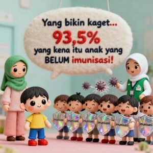 Anak Tanpa Imunisasi Dominasi Kasus Campak di Aceh