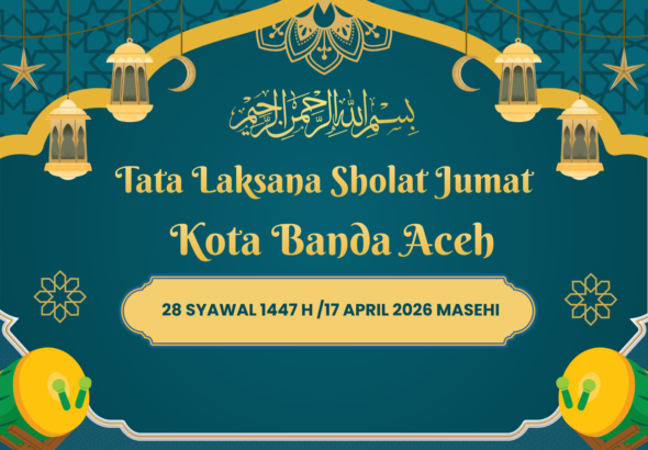 Daftar Tata Laksana Shalat Jum’at di Wilayah Kota Banda Aceh, 17 April 2026 M