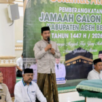 Wabup Aceh Besar Hantar Keberangkatan Jamaah Calon Haji Kloter II di Masjid Sibreh