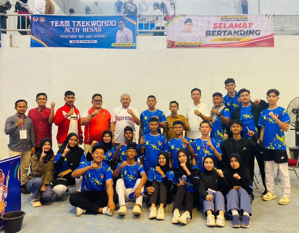 Taekwondo Aceh Besar Juara Umum Pra PORA 2026