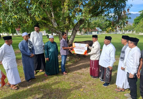 Wakil Bupati Salurkan Hewan Qurban Pemkab Aceh Besar untuk Masyarakat
