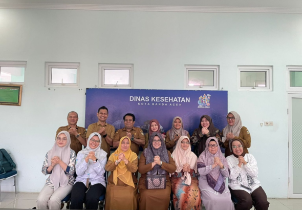 Dinkes Banda Aceh Sambut Tim Pemantauan INEY Fase 2