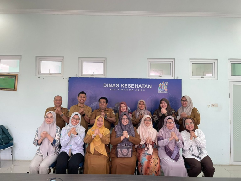 Dinkes Banda Aceh Sambut Tim Pemantauan INEY Fase 2