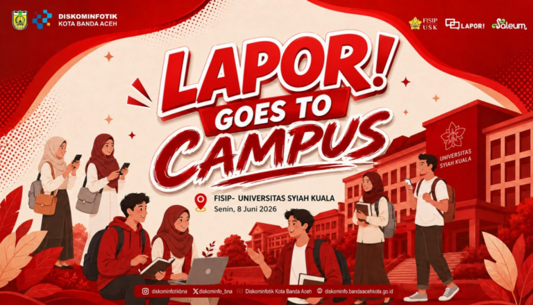Diskominfotik Matangkan Persiapan Lapor Goes to Campus