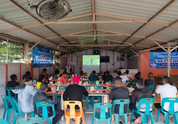 Nobar Piala Dunia di Kuta Raja Perkuat Kebersamaan dan Silaturahmi Warga