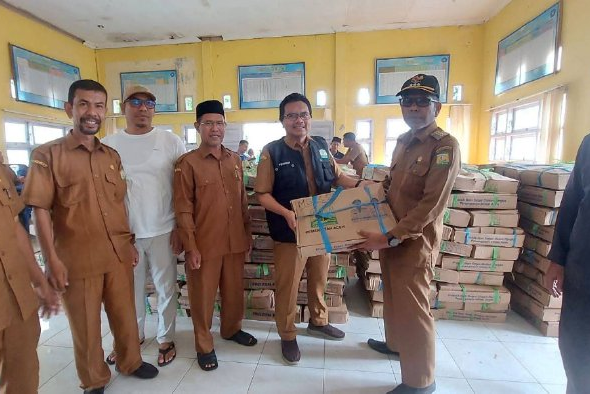 Peukan Bada Terima 11,1 Ton Bantuan Ikan Segar dari DKP Aceh