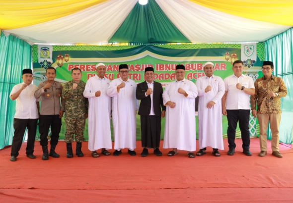 Bupati Aceh Besar Harap Masjid Ibnu Abu Bakar Jadi Pusat Pembinaan Umat