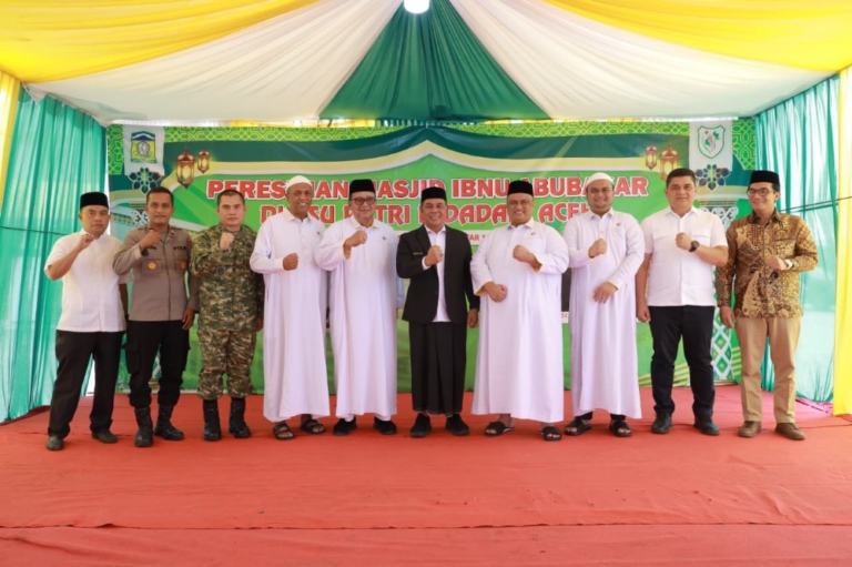 Bupati Aceh Besar Harap Masjid Ibnu Abu Bakar Jadi Pusat Pembinaan Umat