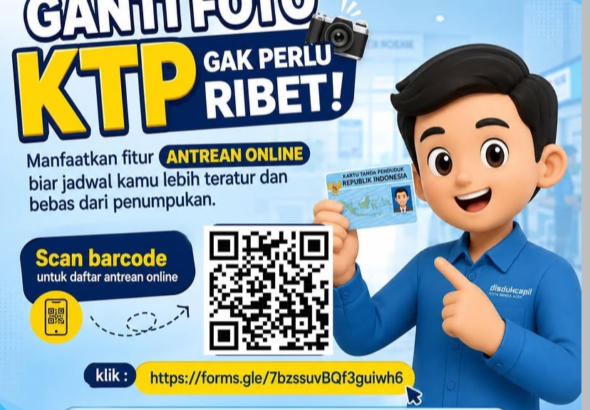 Warga Kota Banda Aceh yang Mau Ganti Foto KTP Bisa Daftar Online Di Sini
