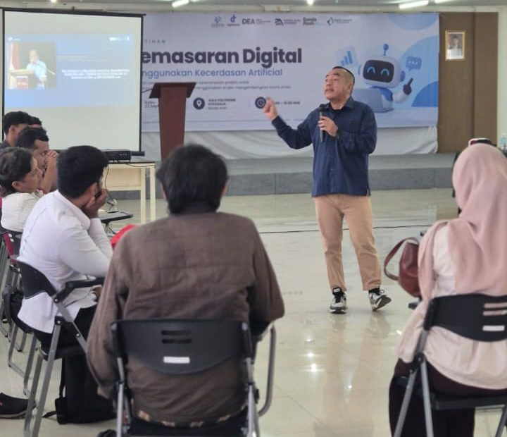 70 Pelaku Usaha di Kota Banda Aceh Ikut Pelatihan Pemasaran Digital Menggunakan AI