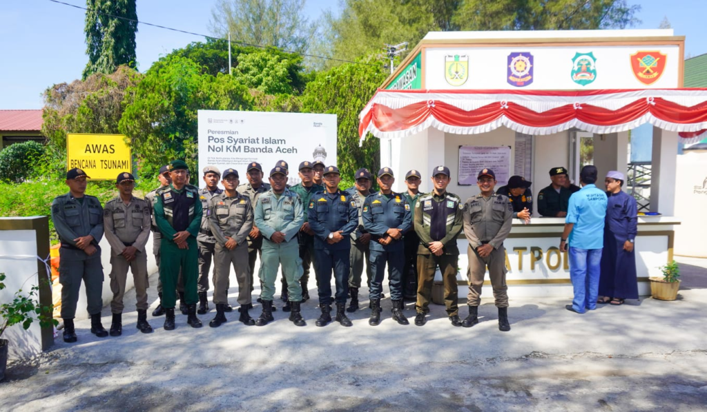 Wali Kota Illiza Resmikan Dua Pos Pengawasan Syariat di Kawasan Wisata