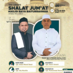 Tata Laksana Shalat Jumat di Masjid Raya Baiturrahman Banda Aceh, 9 Oktober 2026